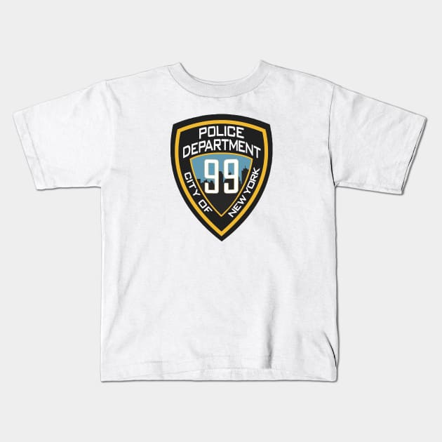 Brooklyn 99 Badge Kids T-Shirt by ShayliKipnis